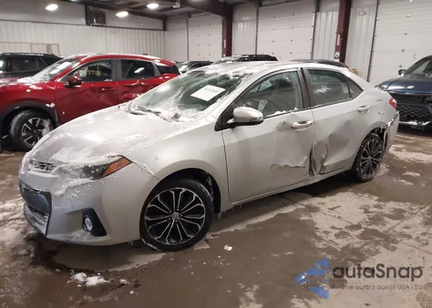 2014 Toyota Corolla S Plus z USA, uszkodzony, nr VIN 2T1BURHE9EC025624